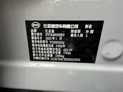 BYD PLUS New Energy 2025, 17900 км, за 118800 CNY - фото 18