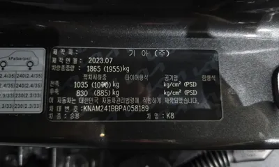 Kia K8 2023, 40317 км, за 25300000 KRW - фото 20