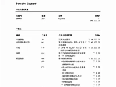 Porsche Cayenne 2025, 8000 км, за 698000 CNY - фото 17