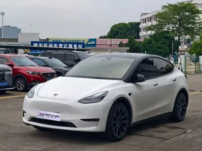 Tesla Model Y 2021, 39900 км, за 136000 CNY