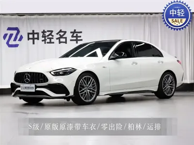Mercedes-Benz C-Class AMG 2025, 3000 км, за 398000 CNY - фото 1