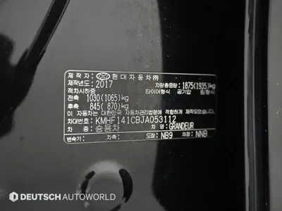 Hyundai Grandeur 2018, 116571 км, за 11500000 KRW - фото 20