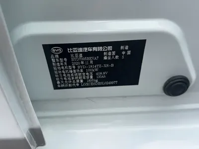 BYD Qin NEV 2020, 185900 км, за 42800 CNY