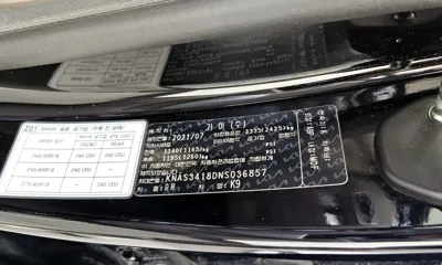 Kia K9 2022, 60423 км, за 38200000 KRW - фото 34