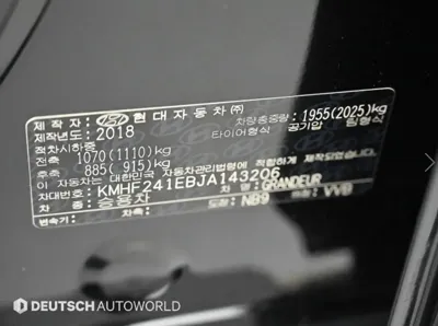 Hyundai Grandeur 2018, 95901 км, за 11400000 KRW - фото 20