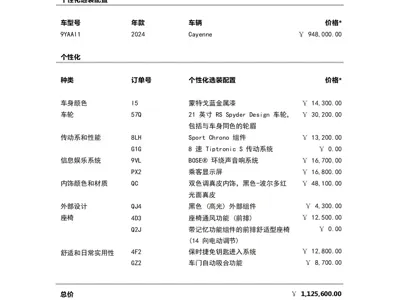 Porsche Cayenne 2024, 28800 км, за 608000 CNY