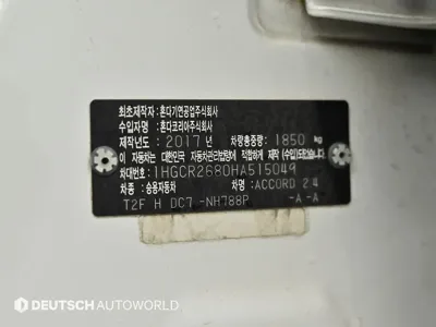 Honda Accord 2017, 140089 км, за 9700000 KRW - фото 17